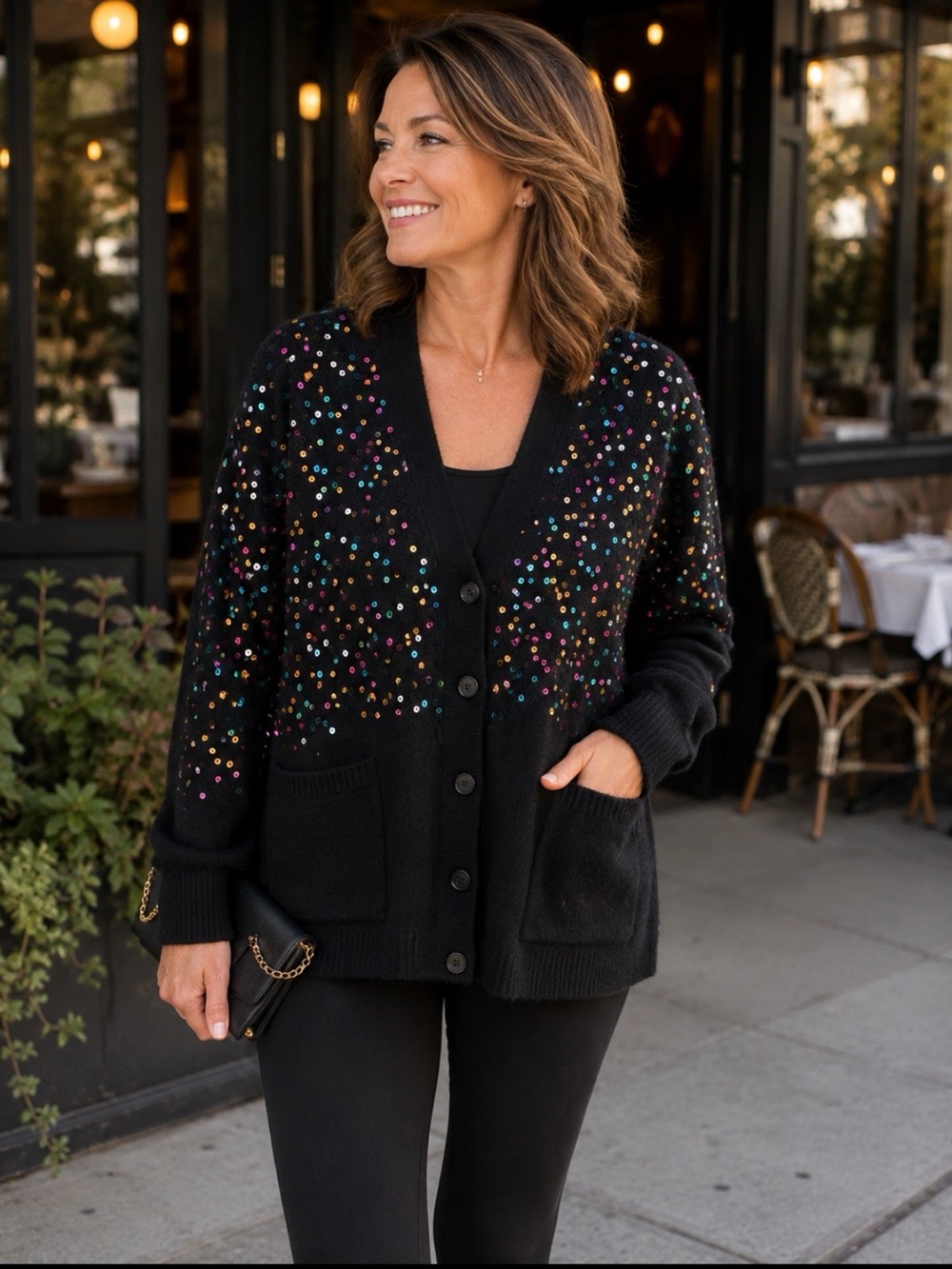 #231 BIBI SEQUIN SWEATER